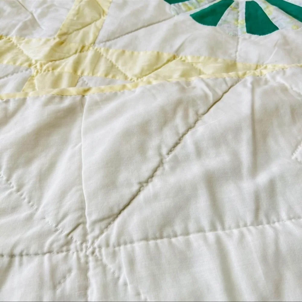 74”x92” Handmade Hand Stitched Twin Size Quilt. 74”x92”